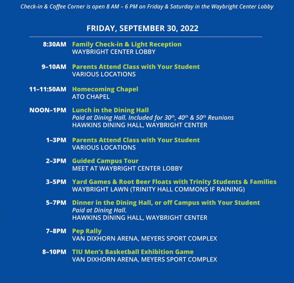Family Schedule 1