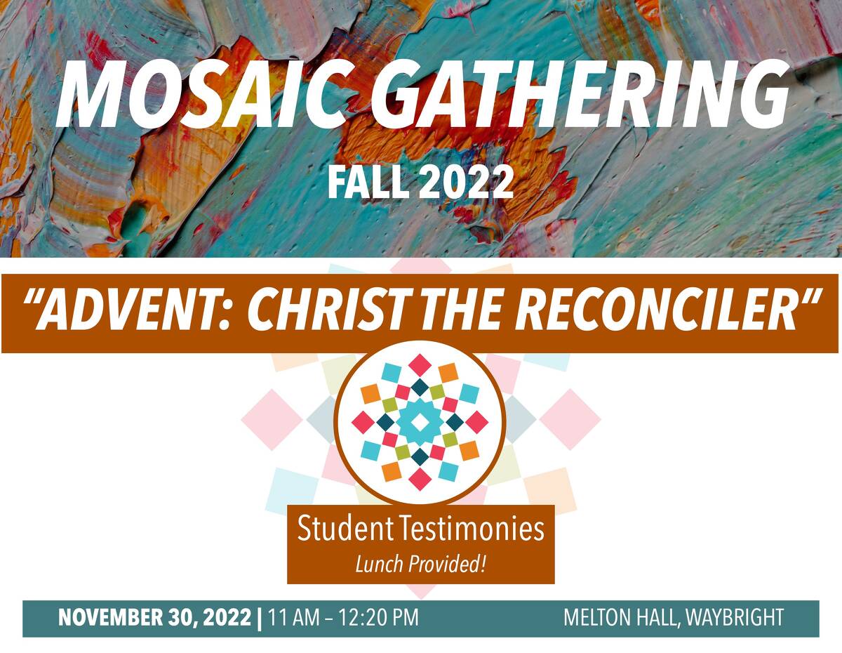 Mosaic Gathering - Student Testimonies