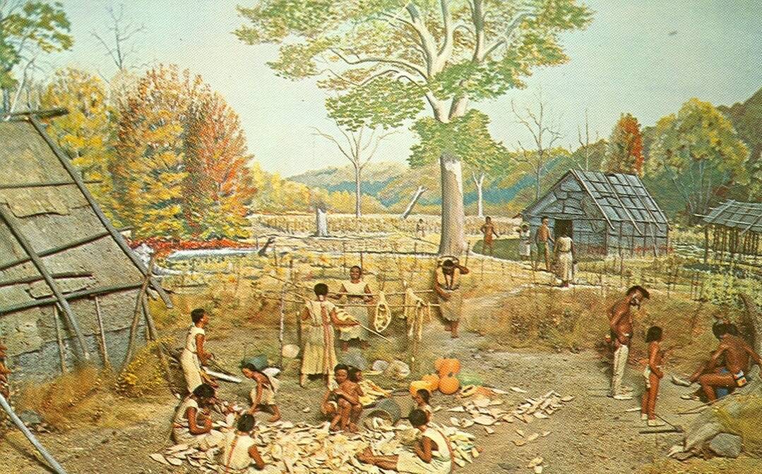 Potawatomi historical diorama