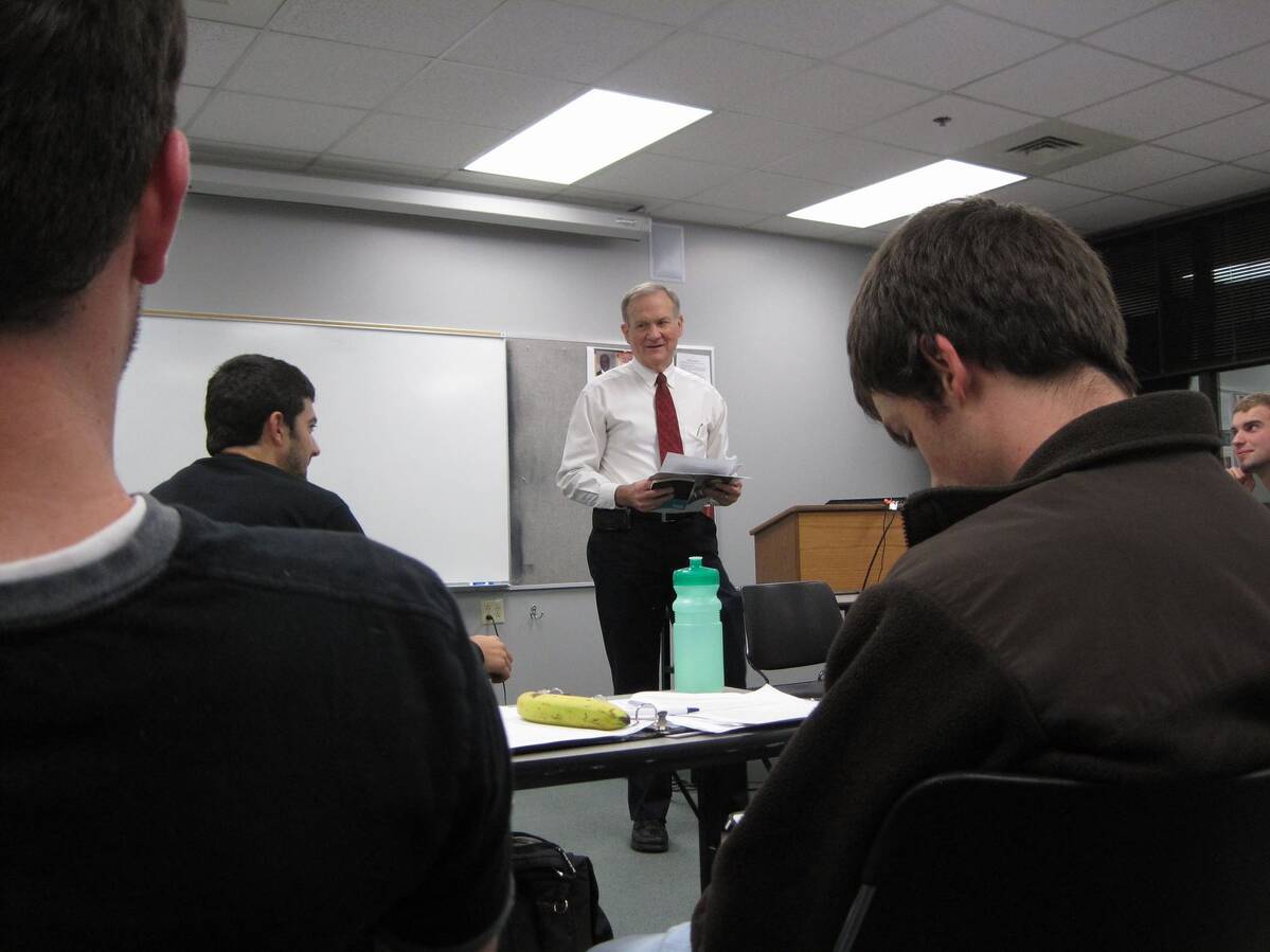 Dr. Smith teaching