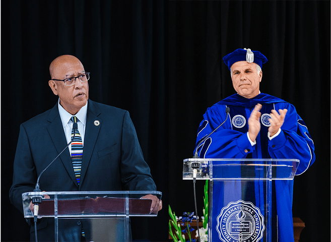 Kevin Carr & President Perrin