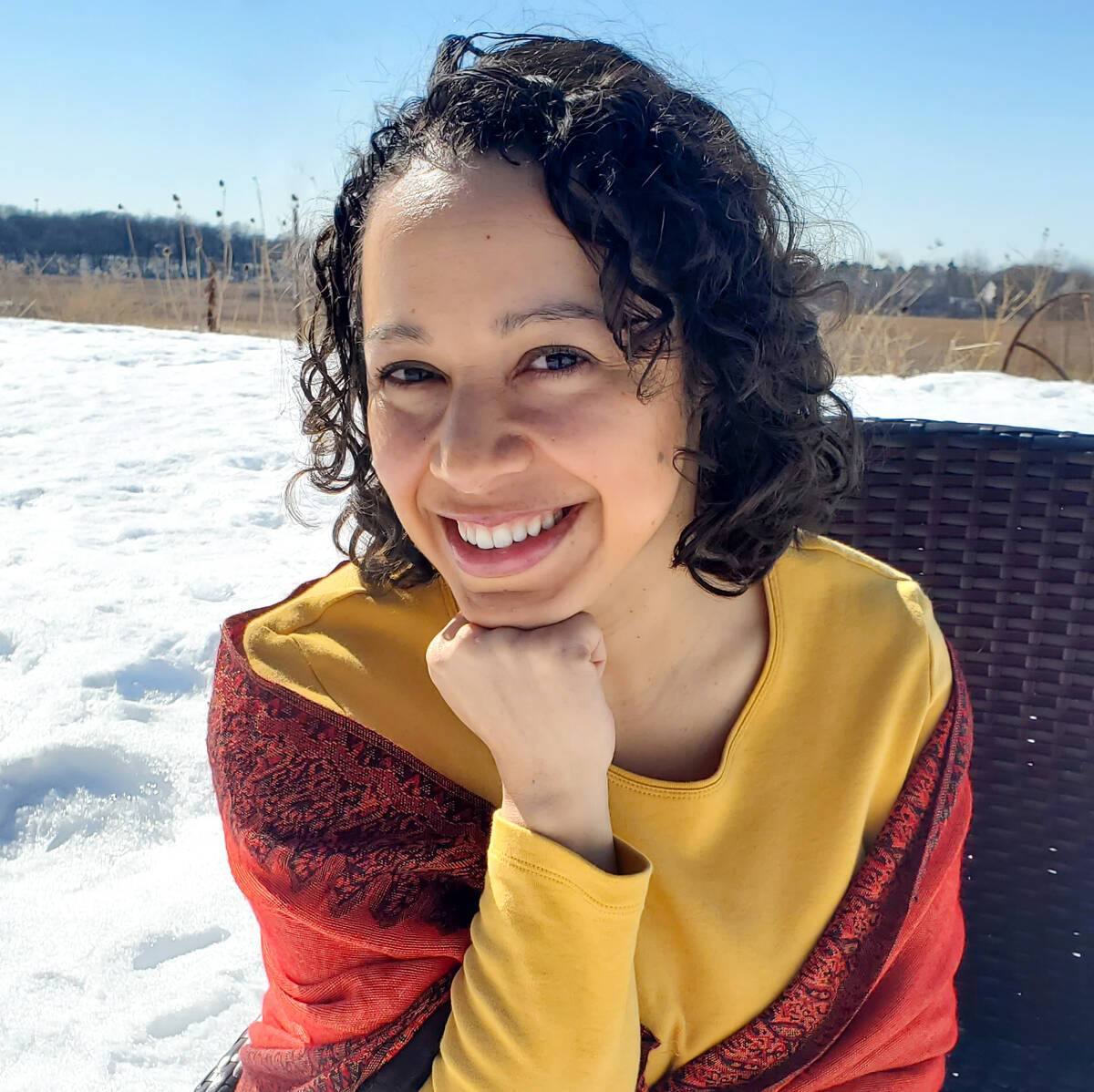 Candice Pedraza Yamnitz smiling