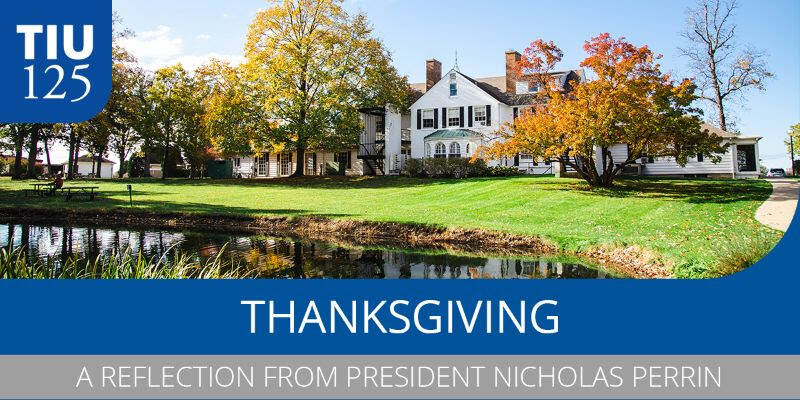 Thanksgiving message from President Perrin