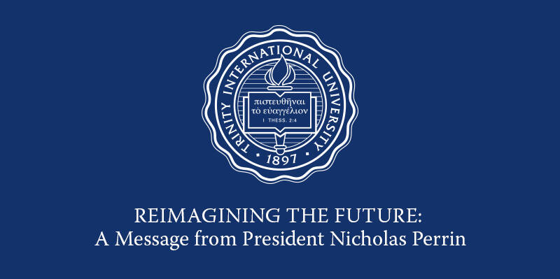 TIU seal with text, Office of the President: Reimagining the Future