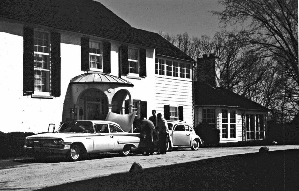 46. Arriving on campus April 1962