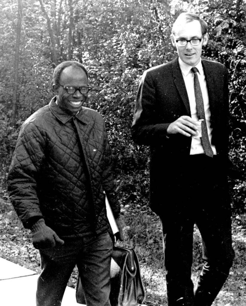 54. Clark Pinnock with student