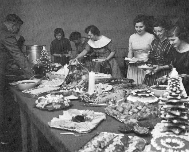 70. 1959 Christmas Smorgasbord